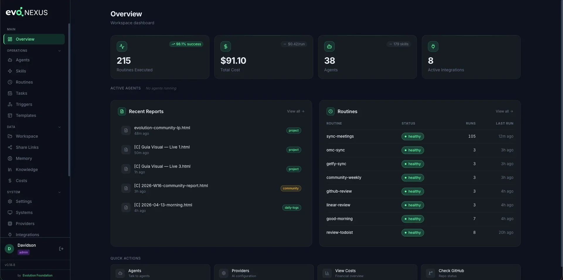 EvoNexus — Open Source AI Operating System