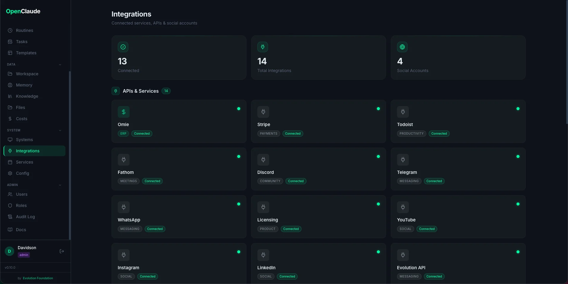 EvoNexus — Open Source AI Operating System